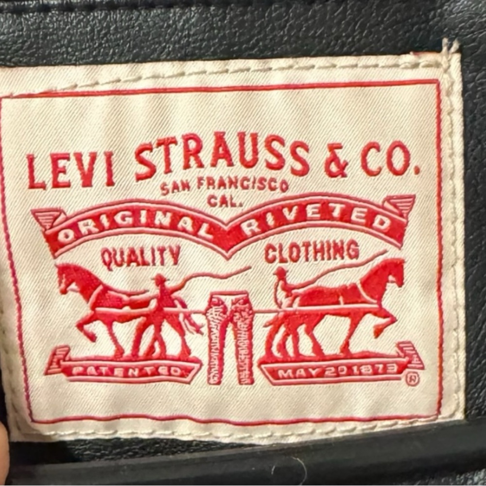 Levi’s Black Moto Jacket • Women’s Size M • New Without Tags • Zip Front - Picture 6 of 14